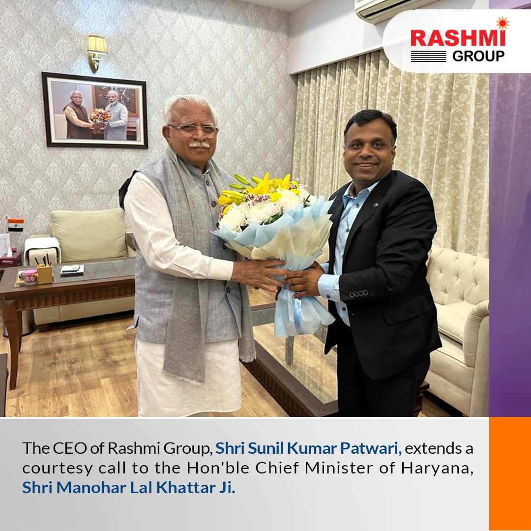 Rashmi Group CEO Meets Haryana CM to Discuss Collaborative Growth Opportunities | Reach Dredging Limited