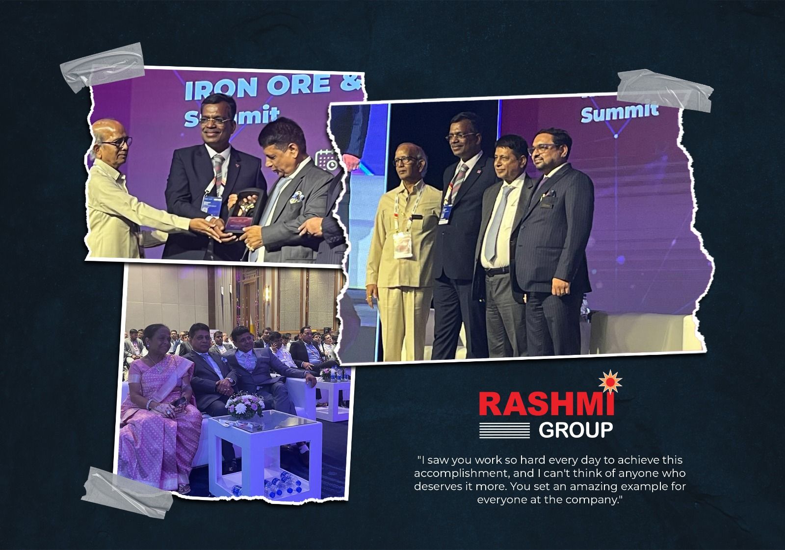 Rashmi Group Chairman Honored with Lifetime Achievement Award at 6th Indian Iron Ore & Pellet Summit | Reach Dredging Limited