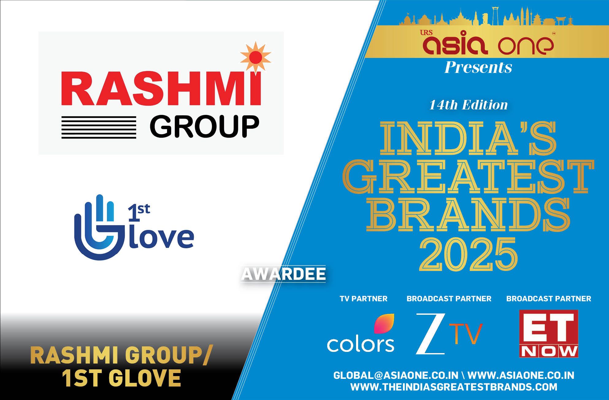 Rashmi Group’s 1st Glove Honoured as ‘India’s Greatest Brand 2025’, Pioneering Self-Reliance in PPE | Reach Dredging Limited